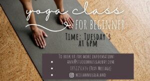Yoga: Time change to Tuesday's